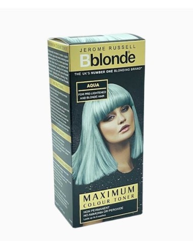 Jerome Russell Bblonde Maximum Color Toner Aqua Jerome Russell Bblonde Maximum Color Toner Aqua