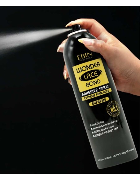 Wonder Lace Bond Adhesive Spray Extreme Firm Hold Supreme Wonder Lace Bond Adhesive Spray Extreme Firm Hold Supreme