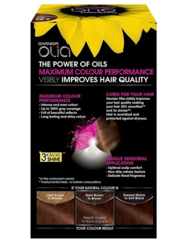 Olia Permanent Hair Color 5.35 Rich Chocolate