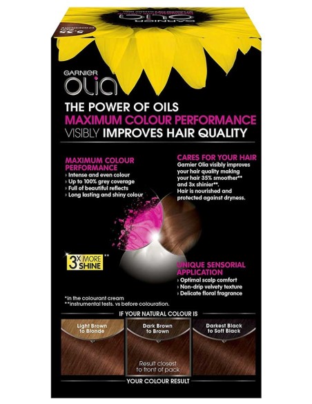 Olia Permanent Hair Color 5.35 Rich Chocolate