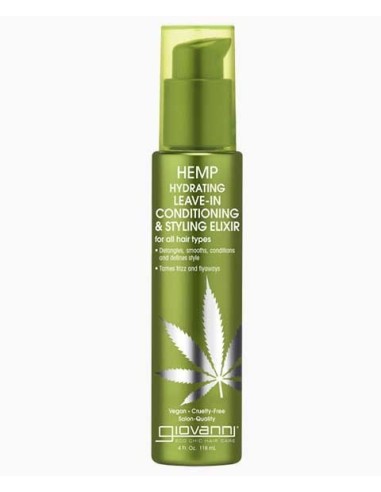 Giovanni Hemp Hydrating Leave In Conditioning And Styling Elixir Giovanni Hemp Hydrating Leave In Conditioning And Styling Elixir