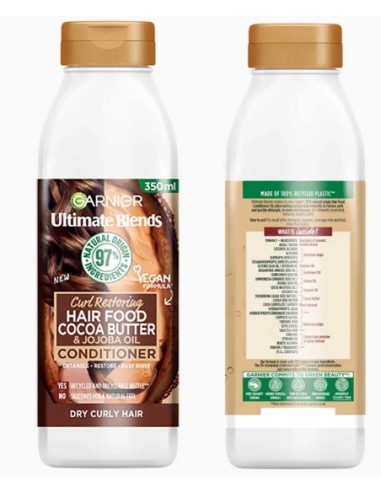 Ultimate Blends Curl Restoring Cocoa Butter And Jojoba Oil Hair Food Conditioner