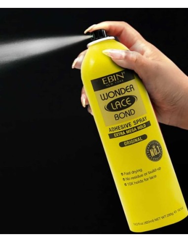 Wonder Lace Bond Adhesive Extra Mega Hold Spray Original
