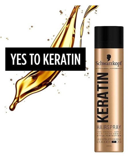 Keratin 4 Extra Strong Hold Hairspray