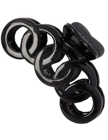 Circles Design Black Clamp 8144