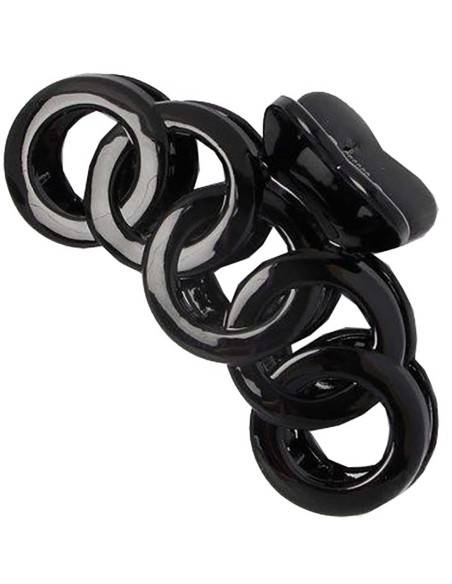 Circles Design Black Clamp 8144
