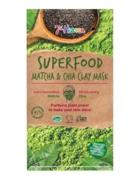 7Th Heaven Superfood Matcha And Chia Clay Mask