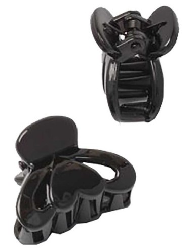 Black Heart Detail Clamps 7703