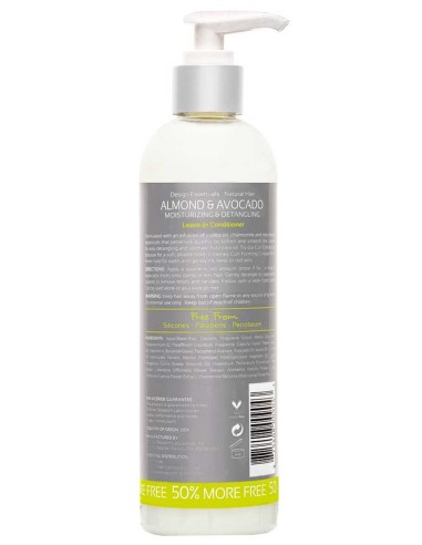 Design EssentialsNatural Almond And Avocado Detangling Leave In Conditioner