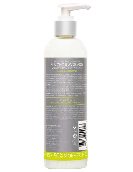Design EssentialsNatural Almond And Avocado Detangling Leave In Conditioner