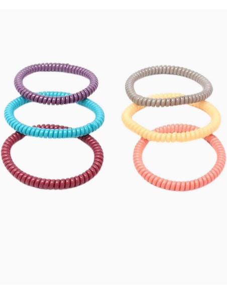 Telephone Elastics Opaque Colours 8327