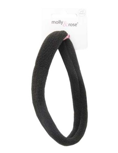 Polyester Knit Bandeau Black Elastic Band 7820 Polyester Knit Bandeau Black Elastic Band 7820