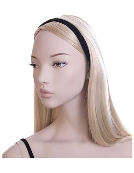 Polyester Knit Bandeau Black Elastic Band 7820 Polyester Knit Bandeau Black Elastic Band 7820