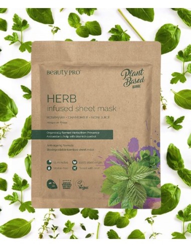 Plant Based Range Herb Infused Sheet Mask Plant Based Range Herb Infused Sheet Mask