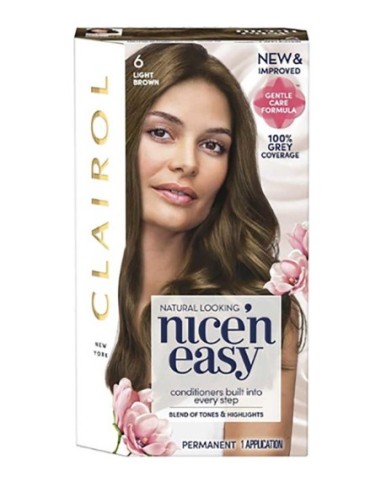 Nice N Easy Permanent Hair Color 6 Light Brown Nice N Easy Permanent Hair Color 6 Light Brown