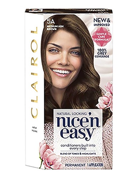 Nice N Easy Permanent Hair Color 5A Medium Ash Brown Nice N Easy Permanent Hair Color 5A Medium Ash Brown