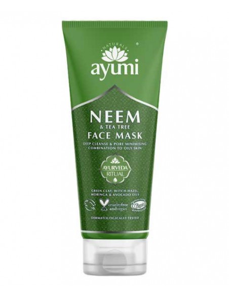 Ayumi Naturals Neem And Tea Tree Face Mask Ayumi Naturals Neem And Tea Tree Face Mask