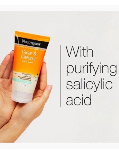 Neutrogena Clear And Defend Wash Mask Neutrogena Clear And Defend Wash Mask