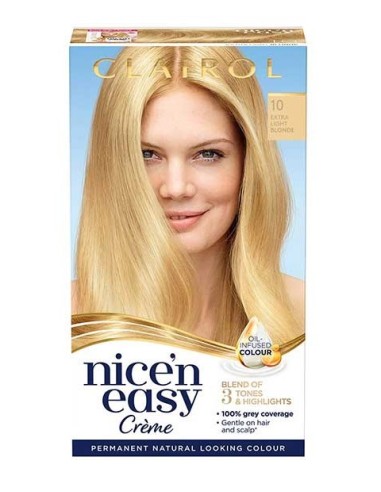 Nice N Easy Permanent Hair Color 10 Extra Light Blonde Nice N Easy Permanent Hair Color 10 Extra Light Blonde