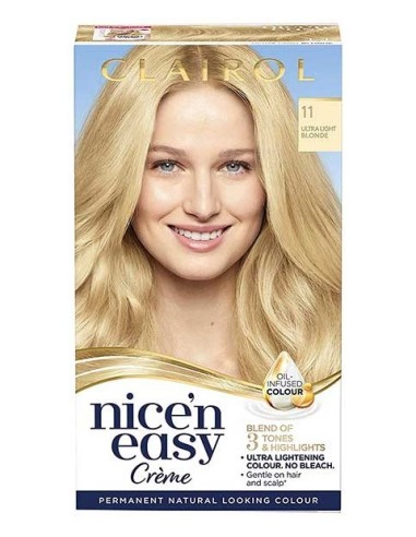 Nice N Easy Creme Permanent Color 11 Ultra Light Blonde Nice N Easy Creme Permanent Color 11 Ultra Light Blonde