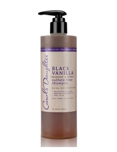 Black Vanilla Sulfate Free Shampoo