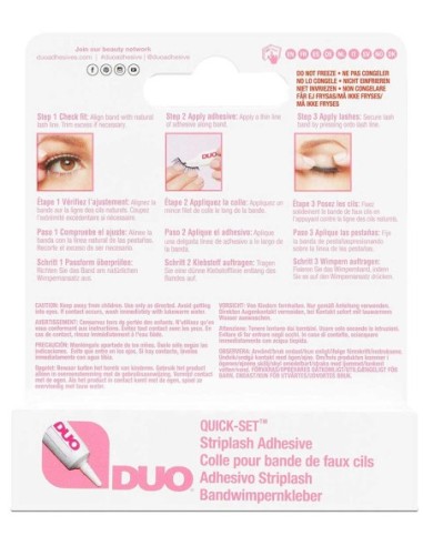 DUO Quick Set Striplash Adhesive Dark Tone DUO Quick Set Striplash Adhesive Dark Tone
