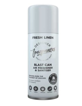 Blast Can Air Freshener And Sanitiser Fresh Linen