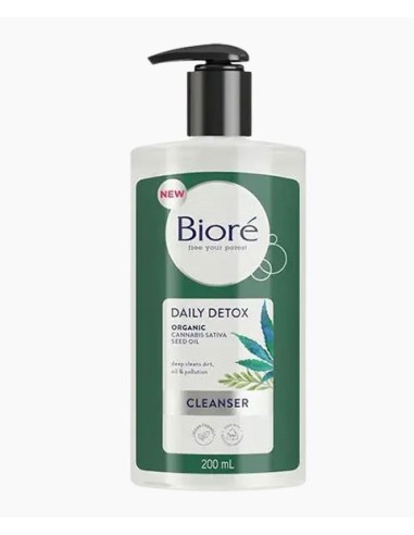 Biore Daily Detox Organic Cannabis Sativa Seed Oil Biore Daily Detox Organic Cannabis Sativa Seed Oil