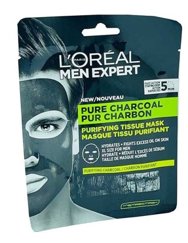 Men Expert Pure Charcoal Purifying Tissue Mask Men Expert Pure Charcoal Purifying Tissue Mask