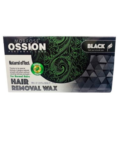 Ossion Black Natural Effect Hair Removal Wax For Normal Hairs Ossion Black Natural Effect Hair Removal Wax For Normal Hairs