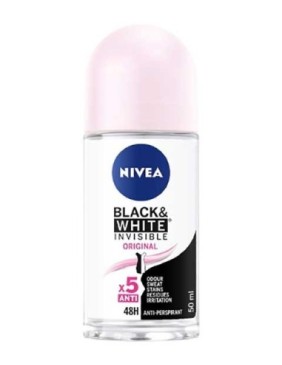Nivea Black And White Invisible Original X5 Deodorant Roll On