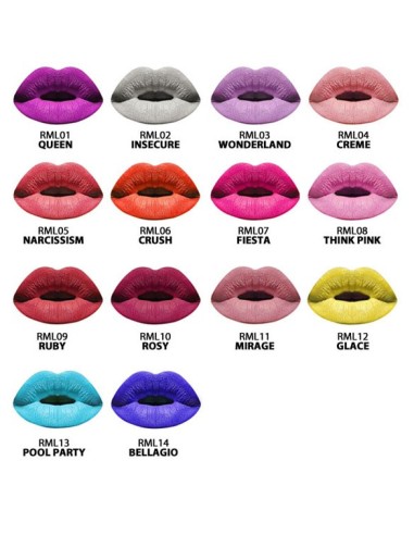 RK By Kiss Matte Lip Lacquer RML12 Glace RK By Kiss Matte Lip Lacquer RML12 Glace