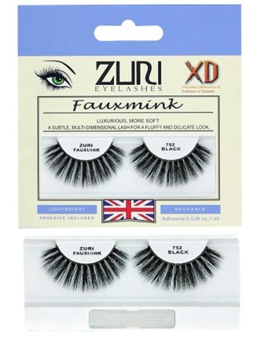 Zuri Fauxmink Eyelashes 752 Black