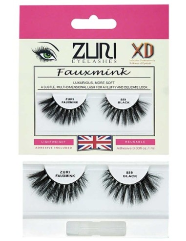 Zuri Fauxmink Eyelashes 889 Black