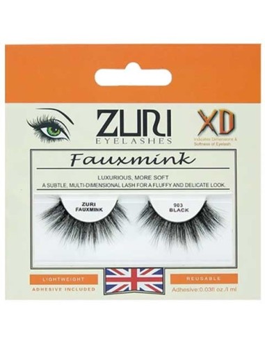 Zuri Fauxmink Eyelashes 903 Black Zuri Fauxmink Eyelashes 903 Black
