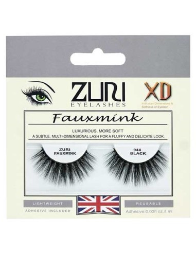 Zuri Fauxmink Eyelashes 944 Black Zuri Fauxmink Eyelashes 944 Black
