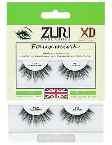 Zuri Fauxmink Eyelashes 987 Black Zuri Fauxmink Eyelashes 987 Black