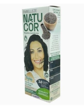 Natucor Vegan Ammonia Free Permanent Color 3.0 Dark Brown