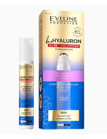 Bio Hyaluron Anti Wrinkle Eye And Eyelid Gel Roll On