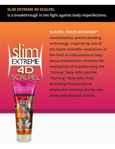 Slim Extreme 4D Scalpel Super Concentrated Serum Reducing Fatty Tissue