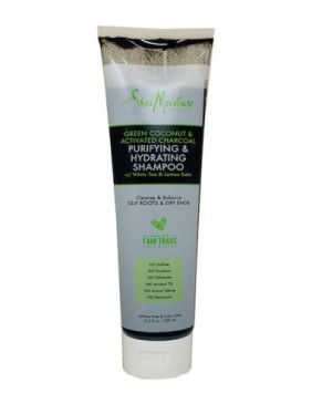 Green Coconut And Activated Charcoal Purifying And Hydrating Shampoo