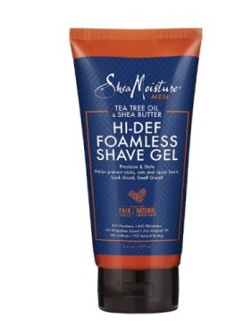 Men Tea Tree Oil And Shea Butter Hi Def Foamless Shave Gel