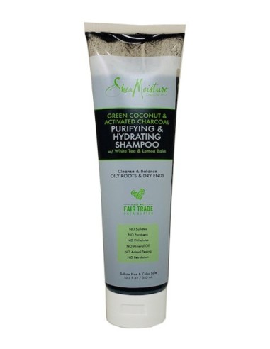 Green Coconut And Activated Charcoal Purifying And Hydrating Shampoo Green Coconut And Activated Charcoal Purifying And Hydrating Shampoo
