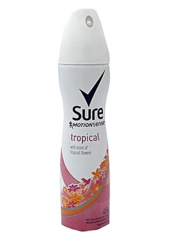 Motionsense Tropical Anti Perspirant With Scent Of Tropical Flowers Motionsense Tropical Anti Perspirant With Scent Of Tropical Flowers