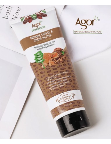 Agor Organic Coffee And Cocoa Butter Body Lotion Agor Organic Coffee And Cocoa Butter Body Lotion