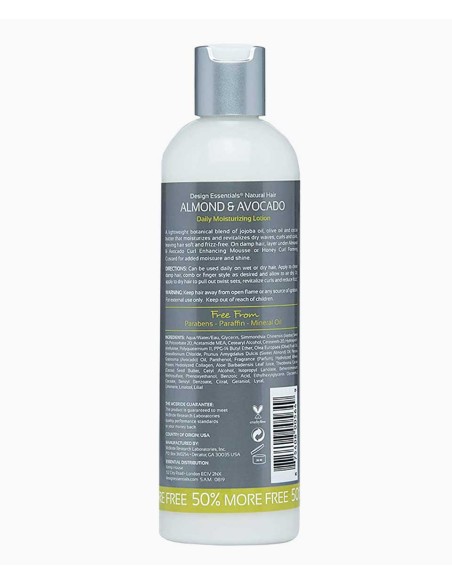 Almond And Avocado Daily Moisturizing Lotion