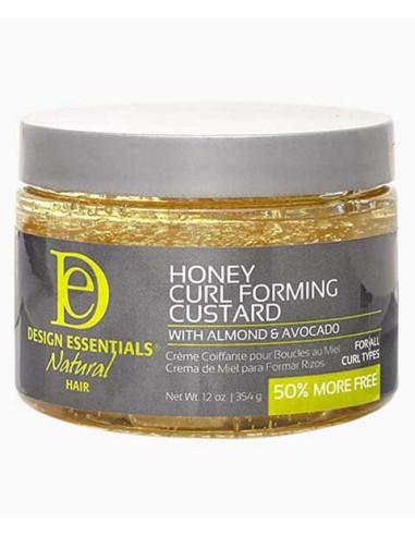 Natural Honey Curl Forming Custard With Almond And Avocado Natural Honey Curl Forming Custard With Almond And Avocado