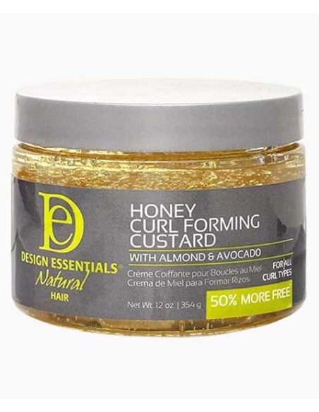 Natural Honey Curl Forming Custard With Almond And Avocado
