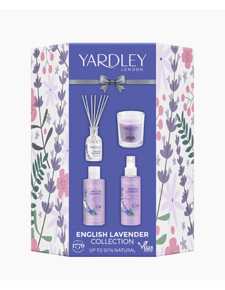 English Lavender Collection Body And Home Gift Set