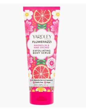 Flowerazzi Magnolia & Pink Orchid Exfoliating Body Scrub